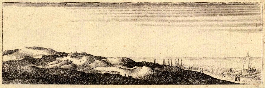 Wenceslas Hollar - The bare dunes (State 1)