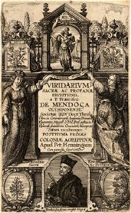 Wenceslas Hollar - Mendoça. Viridarium (State 3)