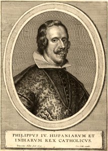 Wenceslas Hollar - Philip IV of Spain (State 2)