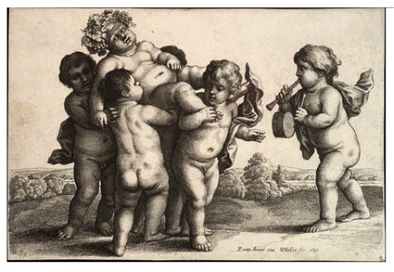 Wenceslas Hollar - Six boys