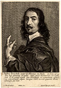 Wenceslas Hollar - Stephano della Bella (State 2)