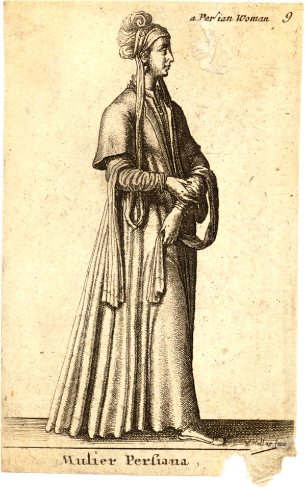 Wenceslas Hollar - Mulier Persiana (State 2)