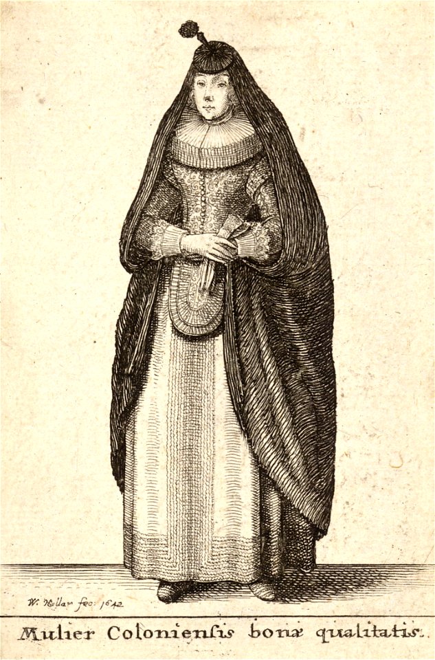 Wenceslas Hollar - Mulier Coloniensis bonae qualitatis (State 1)
