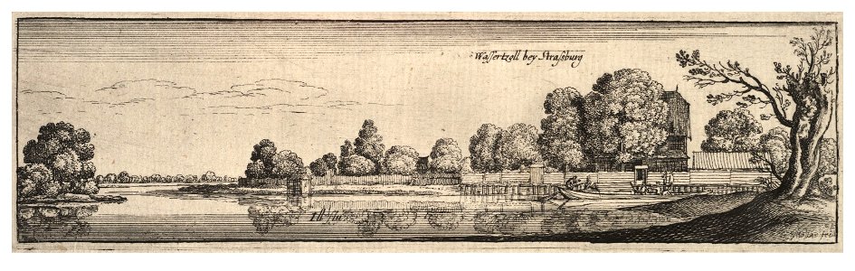 Wenceslas Hollar - Strasbourg- the toll house (State 1)
