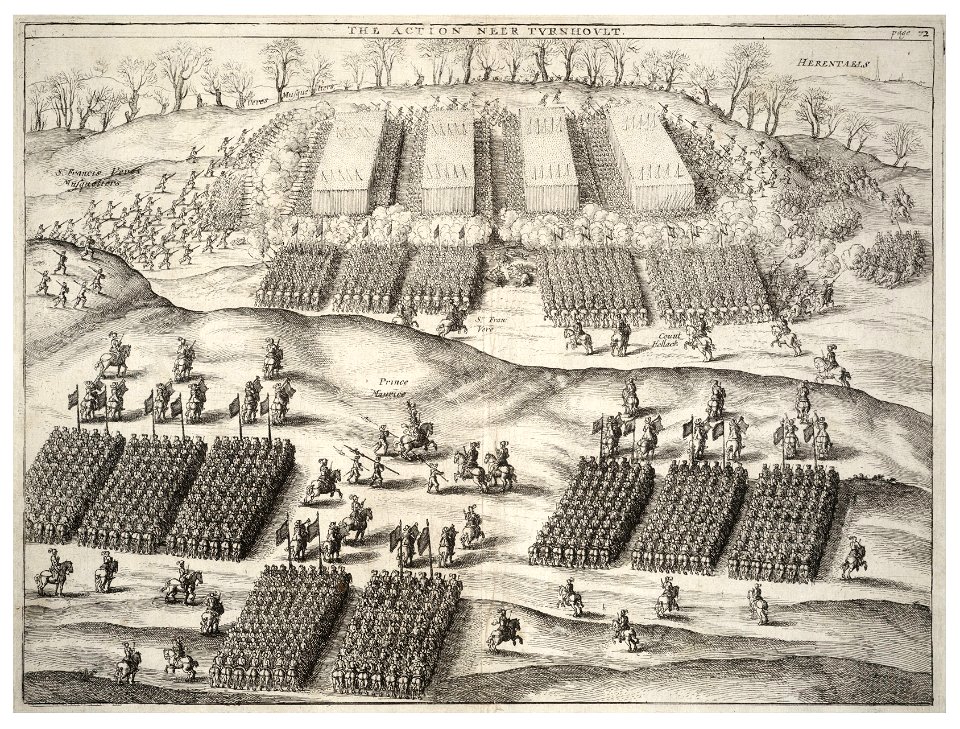Wenceslas Hollar - The battle at Turnhoult
