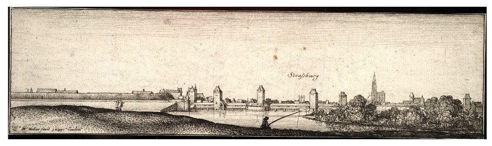 Wenceslas Hollar - Strasbourg (State 3) 2