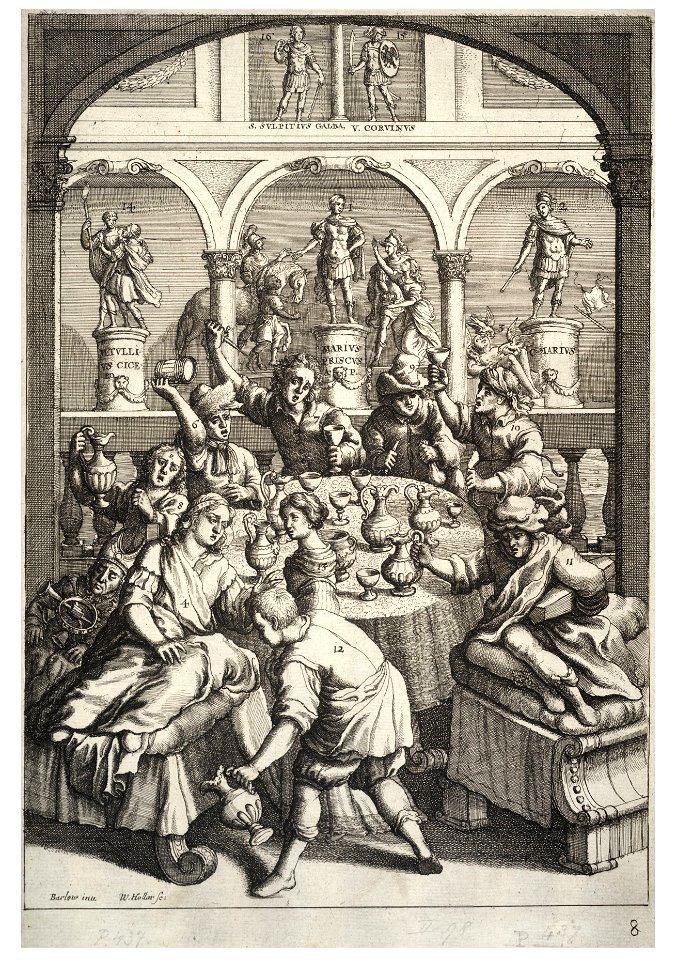 Wenceslas Hollar - The aristocracy (State 2)
