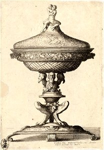 Wenceslas Hollar - Ornate goblet