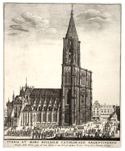 Wenceslas Hollar - Strasbourg cathedral