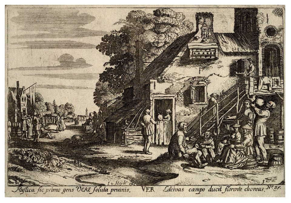 Wenceslas Hollar - Spring (State 3)