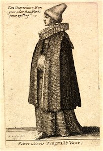 Wenceslas Hollar - Mulier Bohemica bonae qualitatis (State 2)