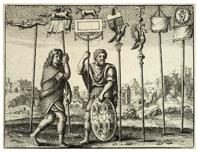 Wenceslas Hollar - Seven Roman standards