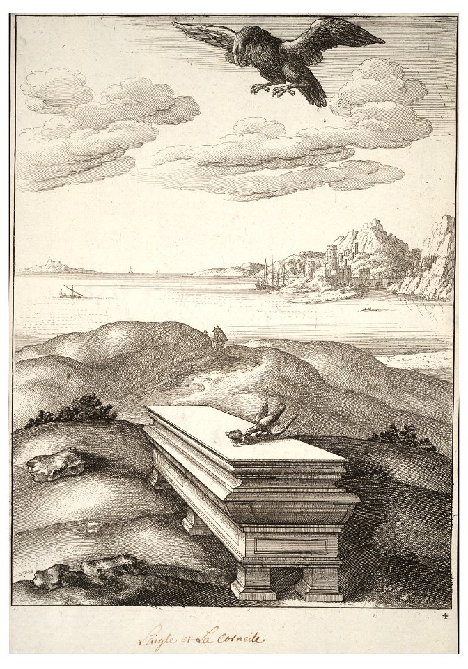 Wenceslas Hollar - The eagle and the daw 2