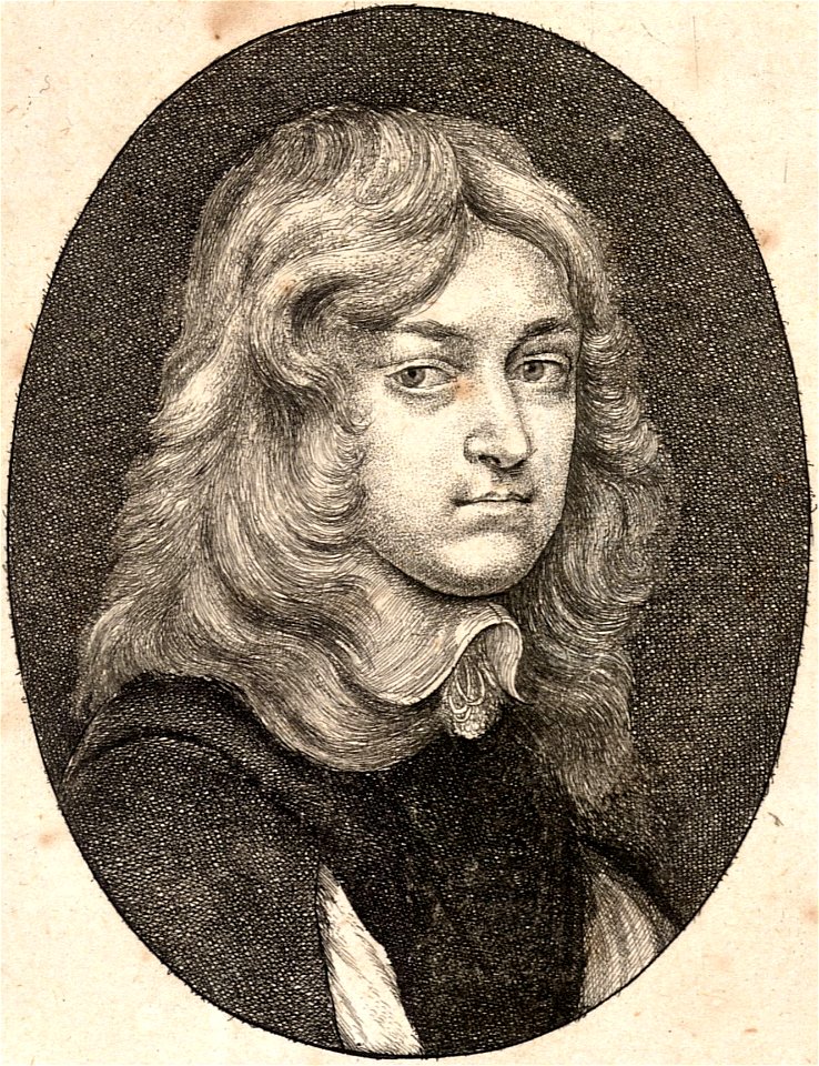 Wenceslas Hollar - Sir Samuel Morland (.) (State 2) cropped