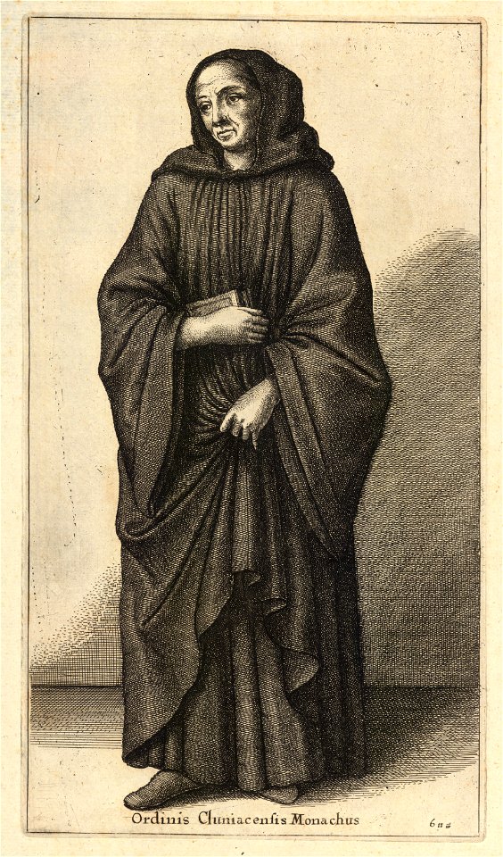 Wenceslas Hollar - Ordinis Cluniacensis Monachus