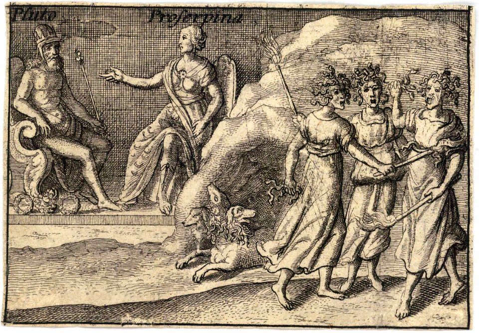 Wenceslas Hollar - The Greek gods. Pluto