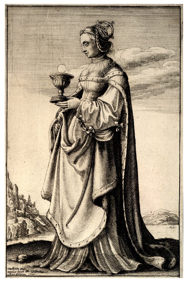 Wenceslas Hollar - St Barbara