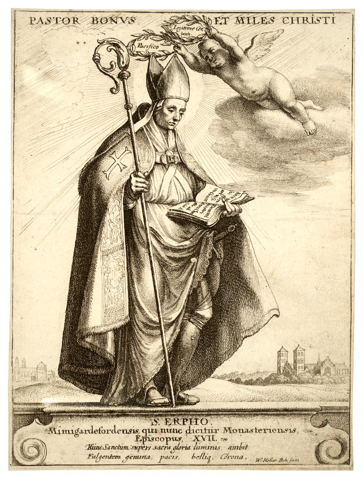 Wenceslas Hollar - St Erpho (State 3)