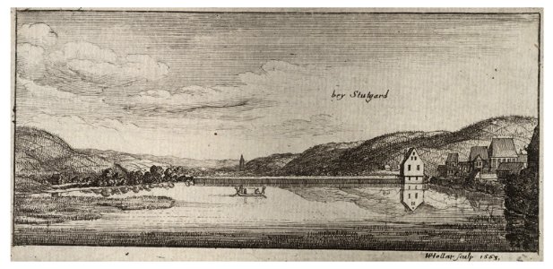 Wenceslas Hollar - Stuttgart- the lake