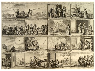 Wenceslas Hollar - The Abraham Story (in full sheet form) (State 3)