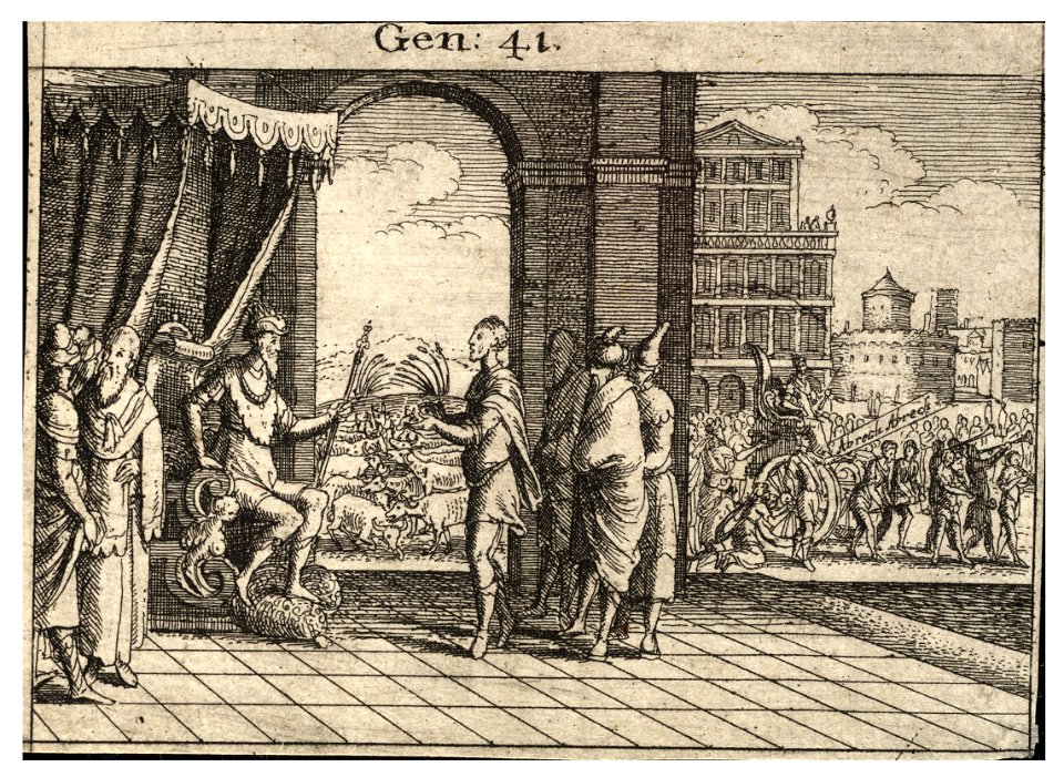 Wenceslas Hollar - Pharaoh's dream (State 1)