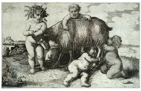 Wenceslas Hollar - The same group viewed from the other side