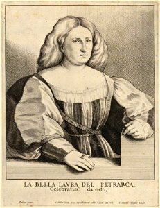 Wenceslas Hollar - Petrarch's Laura (State 1)