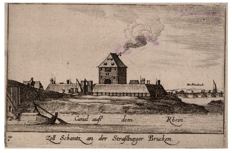Wenceslas Hollar - Strasbourg- the toll house 3