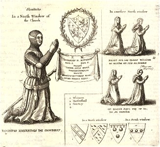 Wenceslas Hollar - Shustoke (stained glass) (State 2)