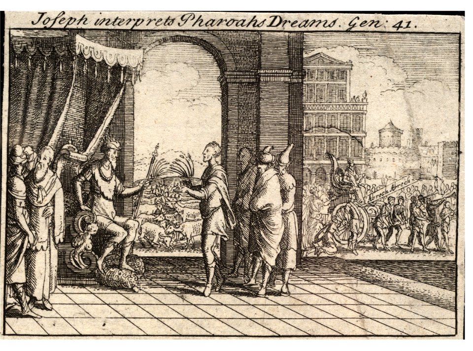 Wenceslas Hollar - Pharaoh's dream (State 2)