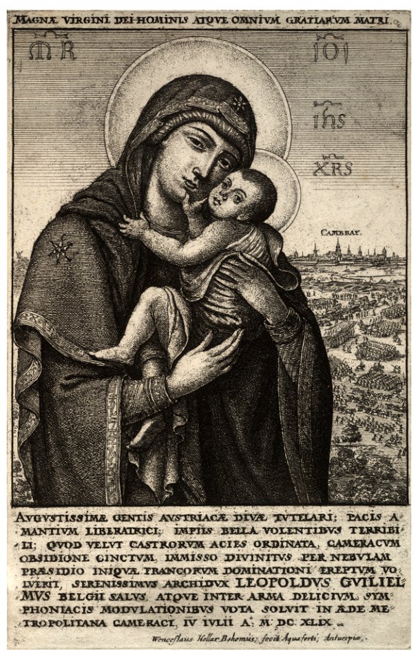 Wenceslas Hollar - The Virgin of Cambrai