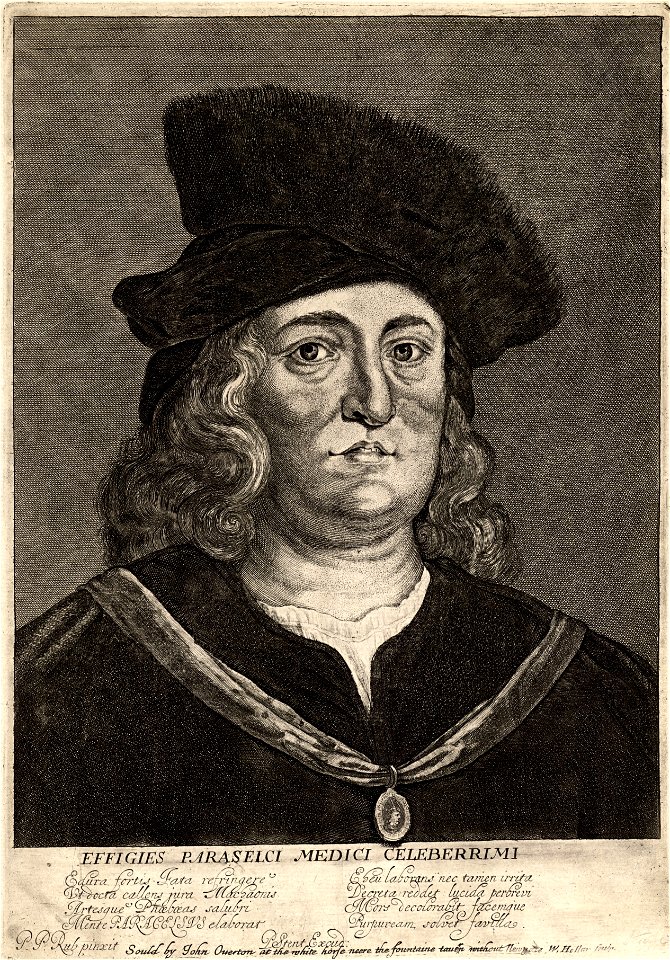 Wenceslas Hollar - Paracelsus (State 2)