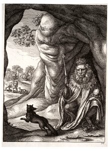 Wenceslas Hollar - The fox and the lion 2