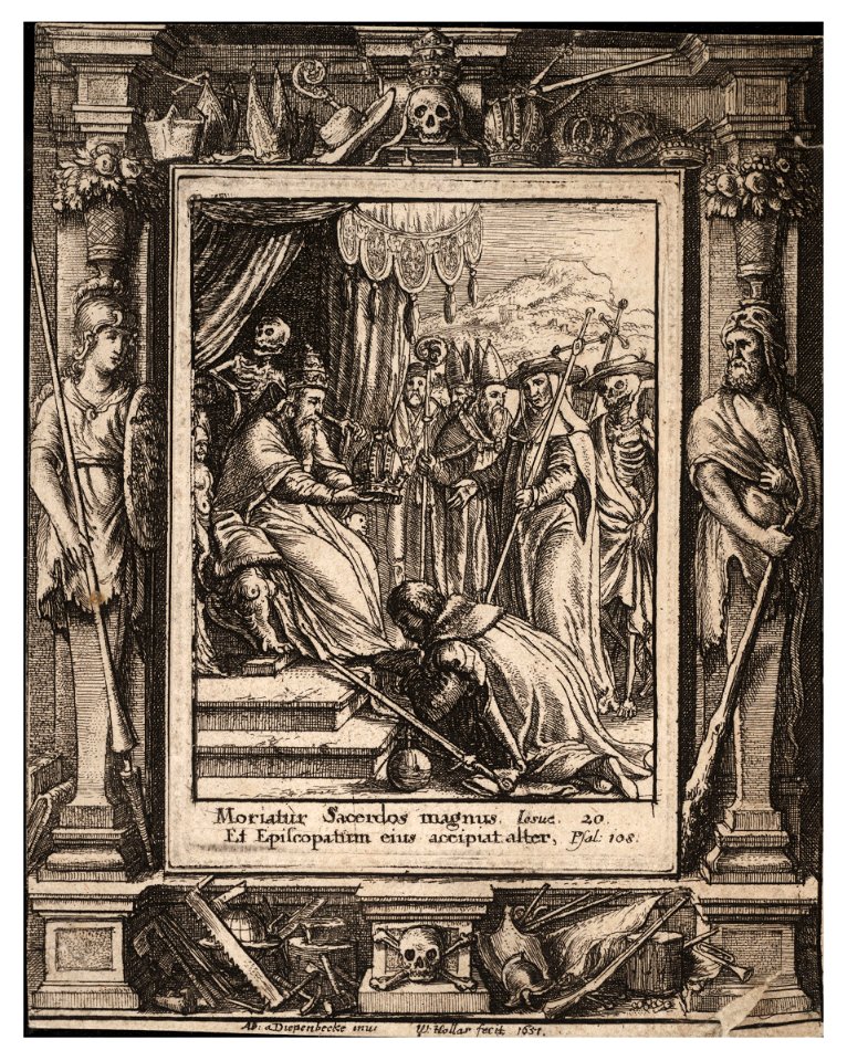 Wenceslas Hollar - The Pope (State 1)