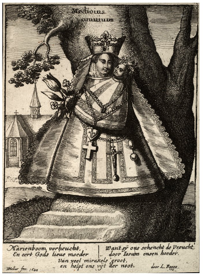 Wenceslas Hollar - The Virgin of Cleves (State 2)