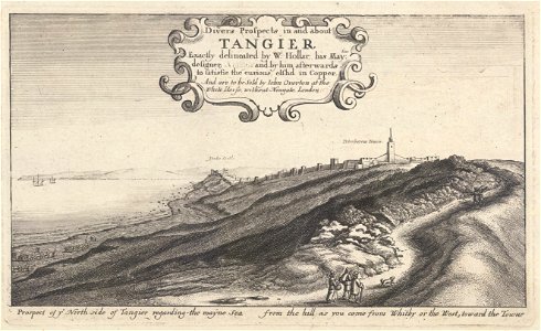 Wenceslas Hollar - Tangier. Series title. (State 2)