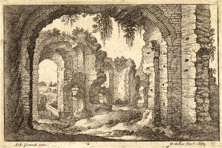 Wenceslas Hollar - Roman ruins (State 1)