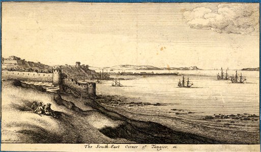 Wenceslas Hollar - S.E. corner of Tangier (State 1)