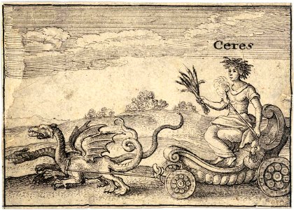 Wenceslas Hollar - The Greek gods. Ceres. Free illustration for personal and commercial use.