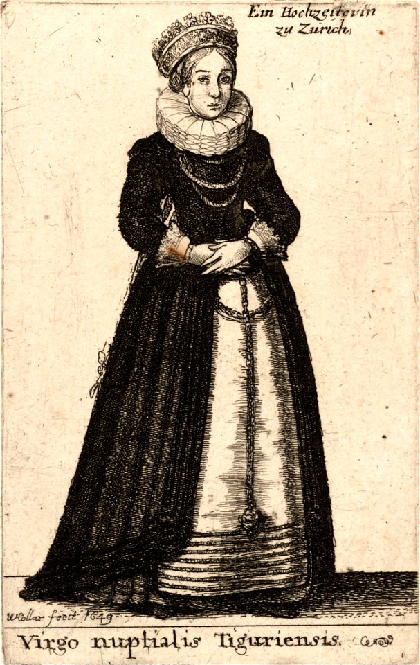 Wenceslas Hollar - Virgo nuptialis Tiguriensis