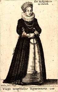 Wenceslas Hollar - Virgo nuptialis Tiguriensis