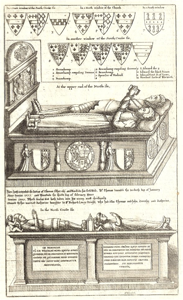 Wenceslas Hollar - Thomas Fisher and Sir William Petto (monument)