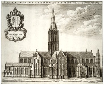 Wenceslas Hollar - Salisbury Cathedral (State 2)