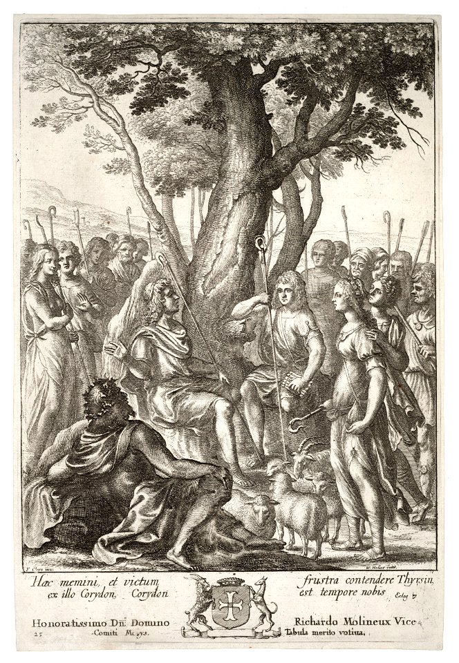 Wenceslas Hollar - Meliboeus (State 3)