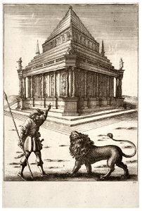 Wenceslas Hollar - The lion and the forester