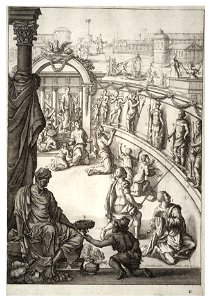 Wenceslas Hollar - The vanity of human wishes (State 2)