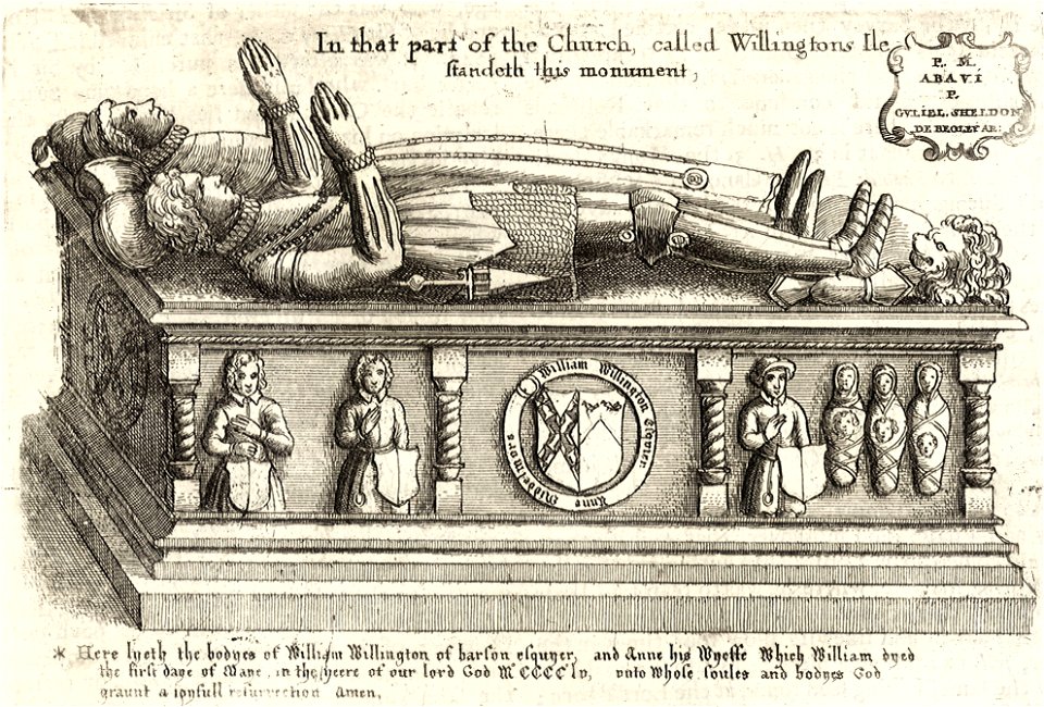 Wenceslas Hollar - Willoughby (Bugge) (monument)