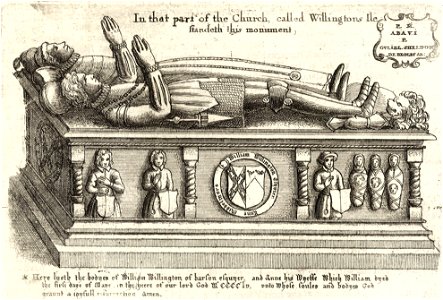 Wenceslas Hollar - Willoughby (Bugge) (monument)