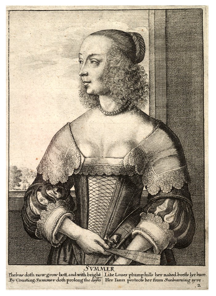 Wenceslas Hollar - Summer (State 2) 2
