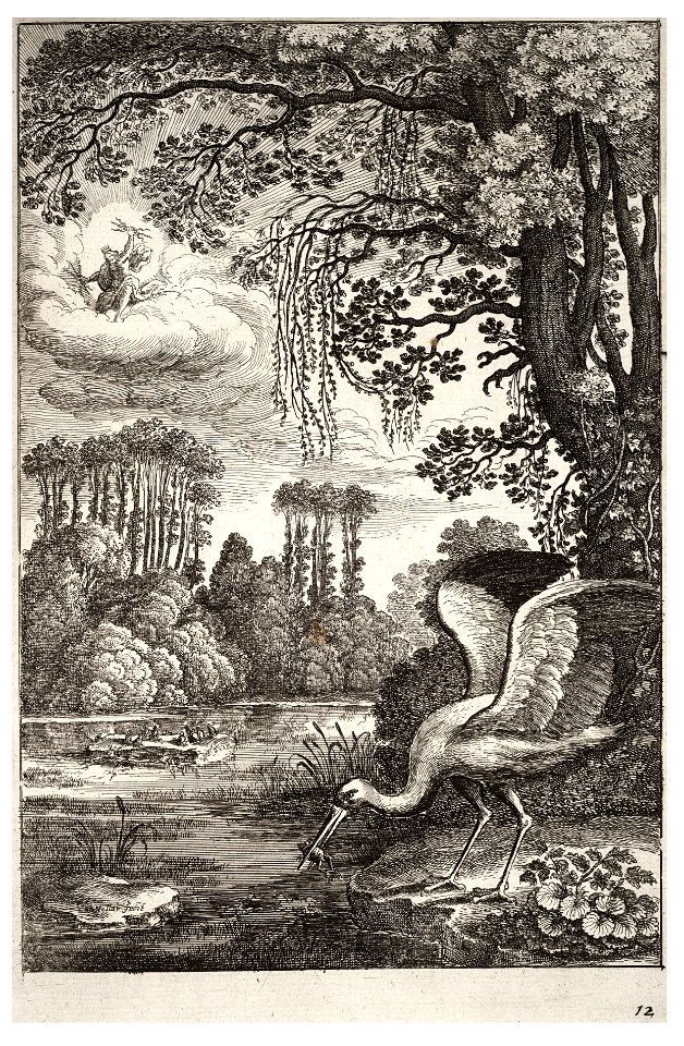 Wenceslas Hollar - The frogs who wanted a king 2